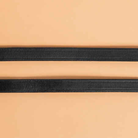Horse Riding Curb Reins for Horse - Black