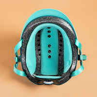 Kids' Horse Riding Helmet 100 - Green/Turquoise