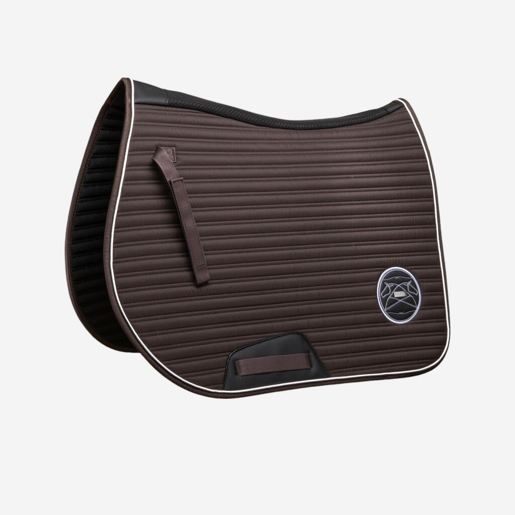 Horse Riding Saddle Cloth for Horse and Pony 900 - Brown
