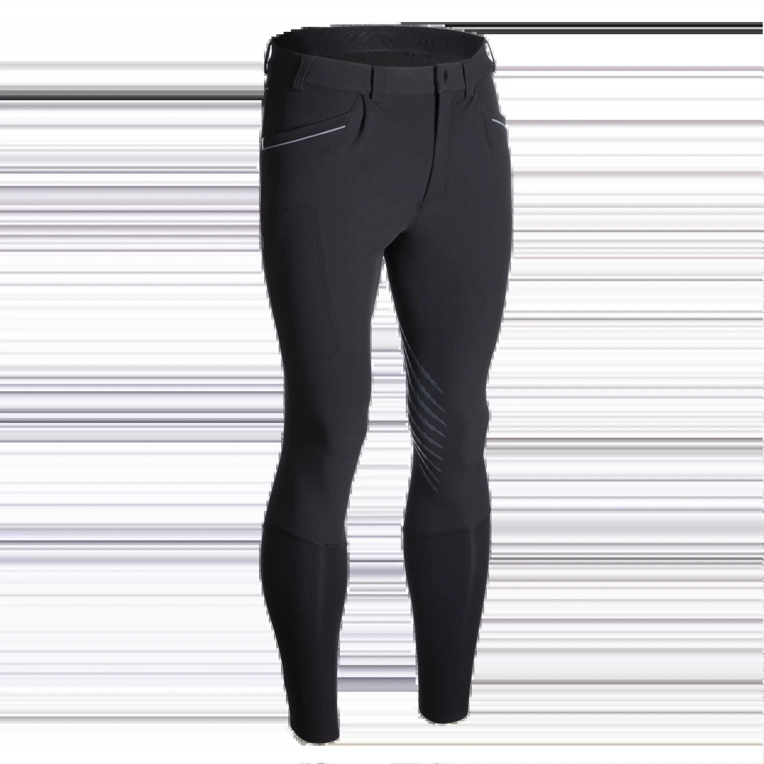 Pantalon Echitaţie Classic 900 Negru Bărbaţi 2/19