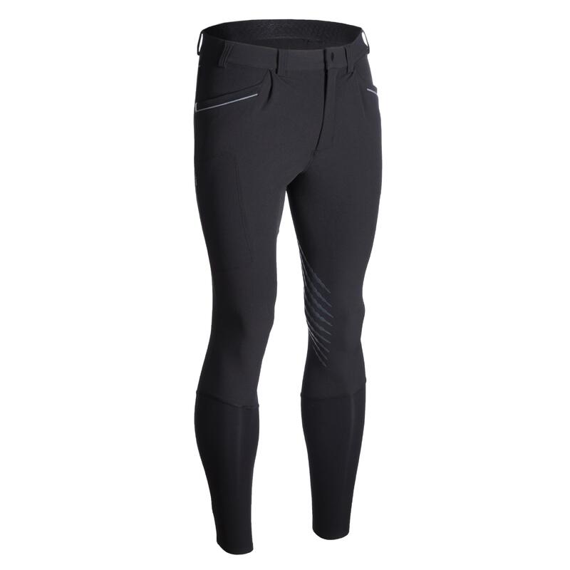 Pantalon Echitaţie Classic 900 Negru Bărbaţi