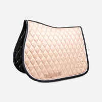 Horse & Pony Rhinestone Saddle Cloth 500 - Nougat Beige