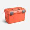 Jazdecký kufrík 500 na čistiace pomôcky pre kone oranžový