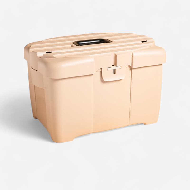 Poetskoffer voor ruitersport 700 beige