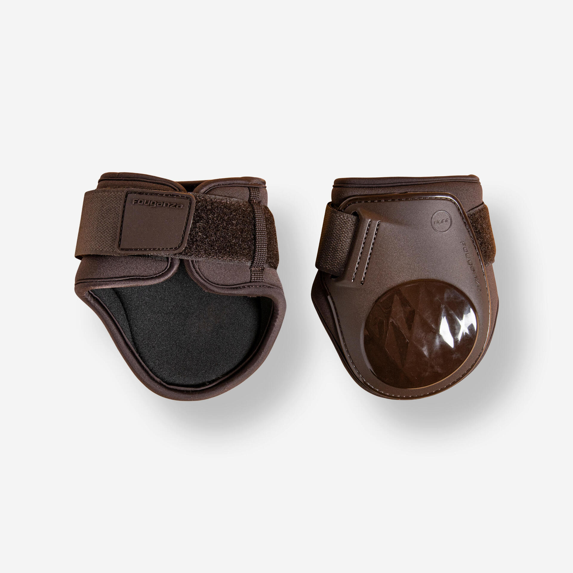Protège-boulets cheval marrons 500 x2 - Mobilité urbaine et outdoor - Equitation - FOUGANZA-Decathlon PRO - Clubs - Entreprises - Collectivités -