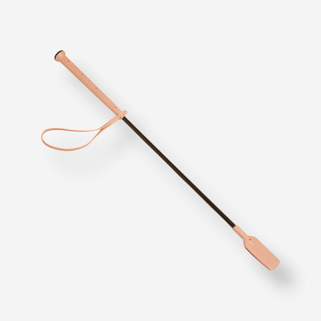 Horse Riding Crop 500 58 cm - Beige