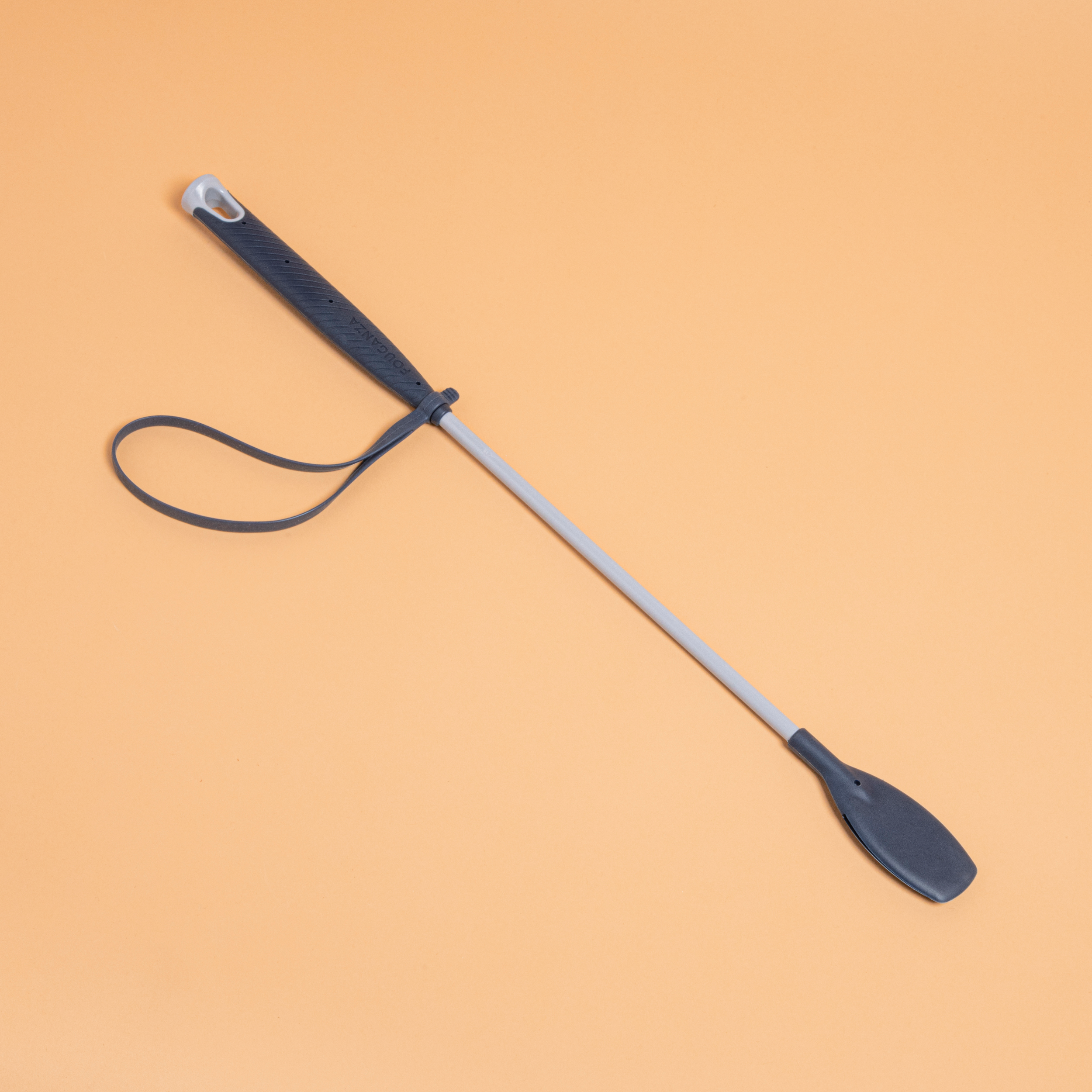 Cravache équitation 140 uni marine gris - 49 cm - Fouganza