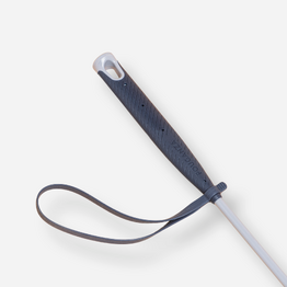 Cravache équitation 140 UNI marine gris - 49 cm