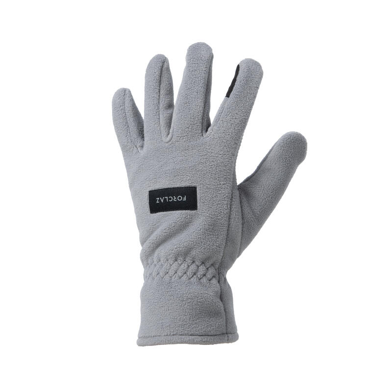 CN TREKKING FLEECE GLOVES 500 GREY