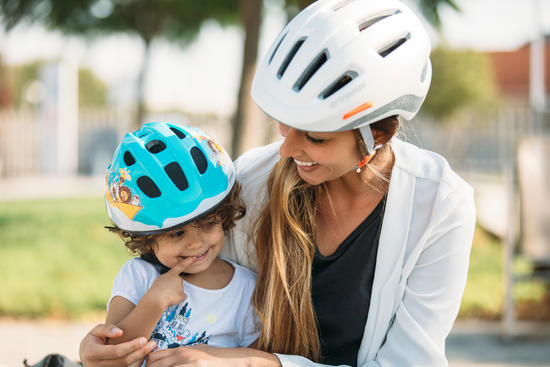CASQUE VELO BEBE 300 BLEU CLAIR CASQUE VELO BEBE 300 BLEU CLAIR