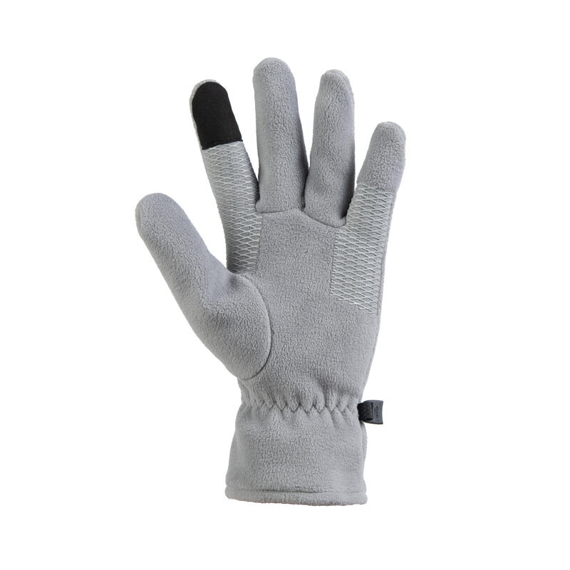 Trek 500 Adult Fleece Mountain Gloves - Decathlon