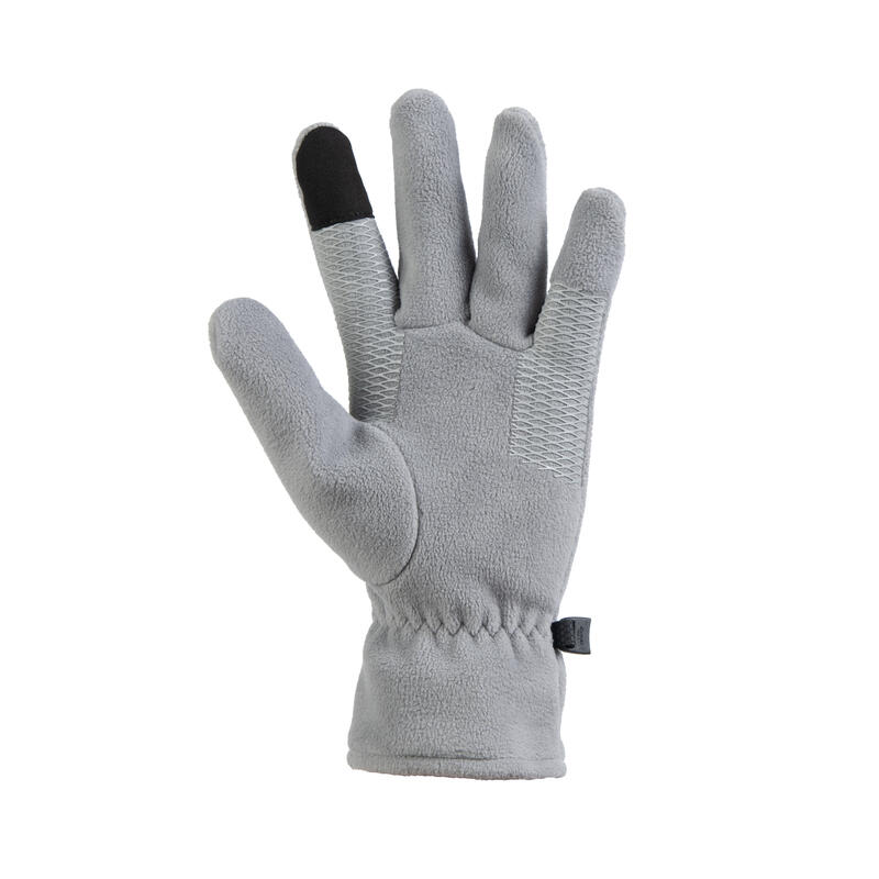 CN TREKKING FLEECE GLOVES 500 GREY