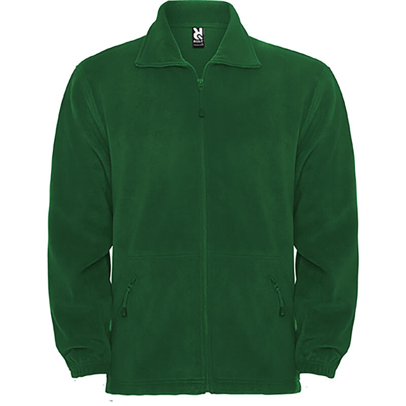 Chaqueta Forro Polar Hombre Montaña Senderismo Roly Pirineo Verde Botella