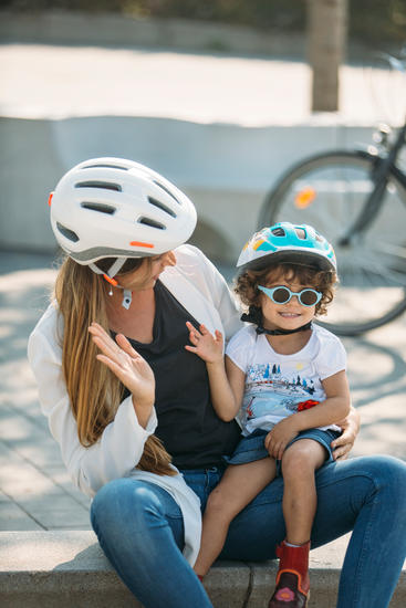 CASQUE VELO BEBE 300 BLEU CLAIR CASQUE VELO BEBE 300 BLEU CLAIR