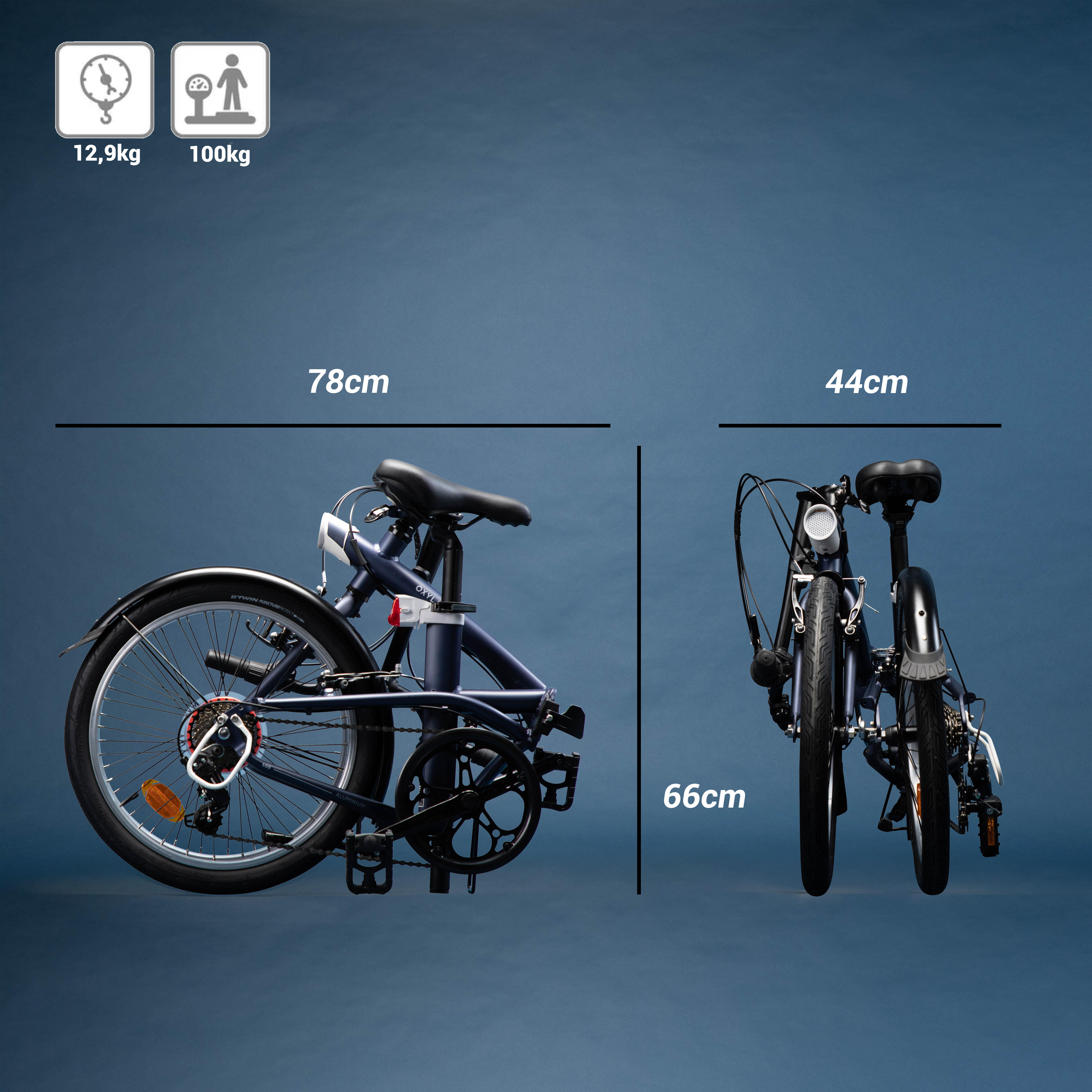 folding bike tilt 500