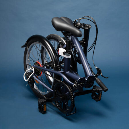 Location de velo pliant tilt 500 bleu