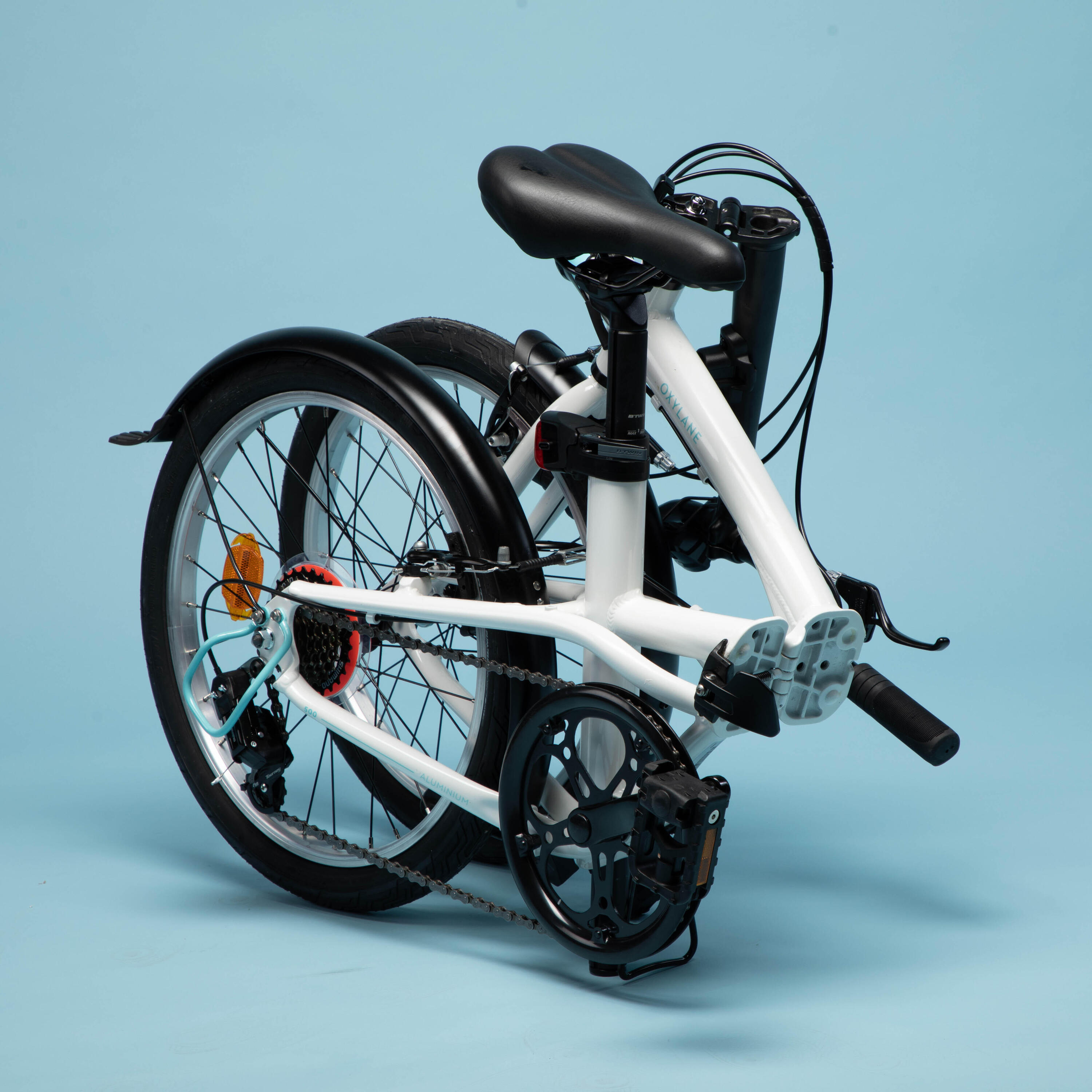 20 Inch FOLDING BIKE btwin 500 - WHITE 10/21