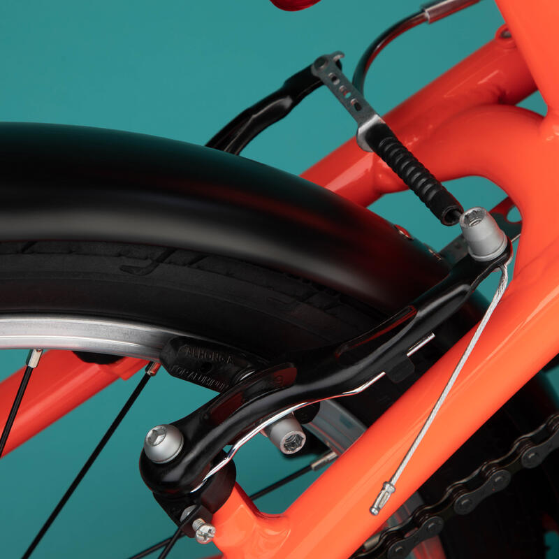 20 Inch FOLDING BIKE btwin 500 Blue BTWIN Decathlon