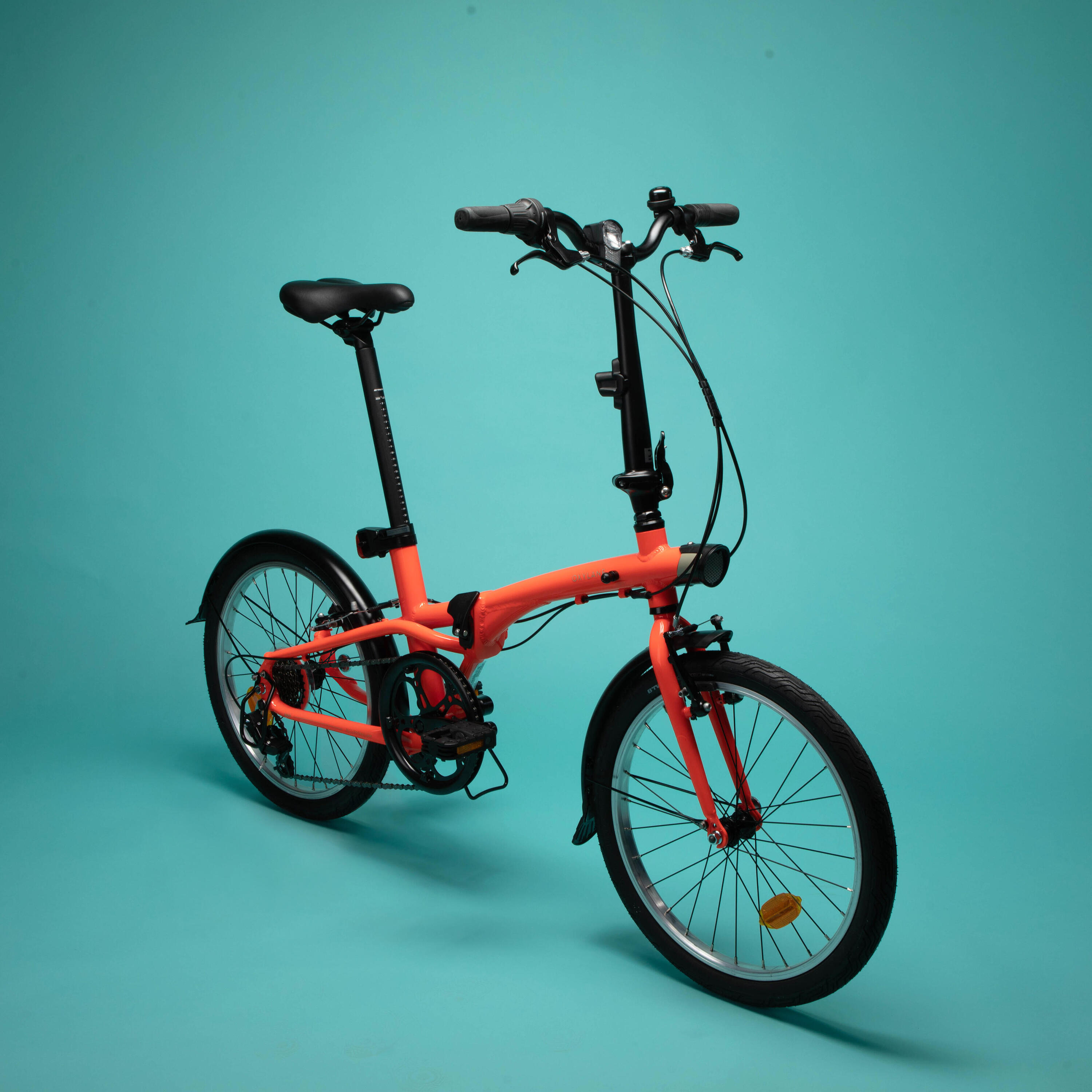 20 Inch FOLDING BIKE btwin 500 - ORANGE 2/22