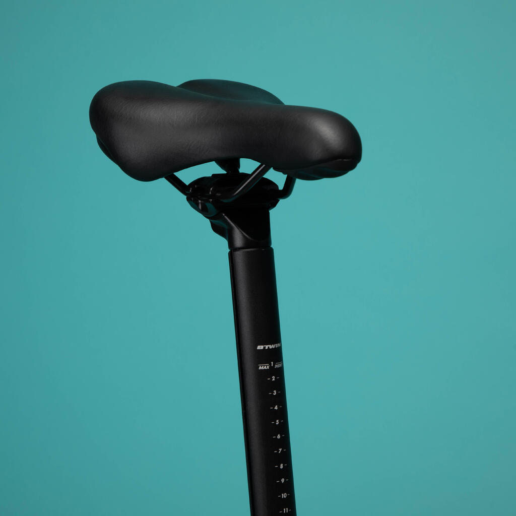 Bike Saddle Ergonomic Folding Tilt - Black