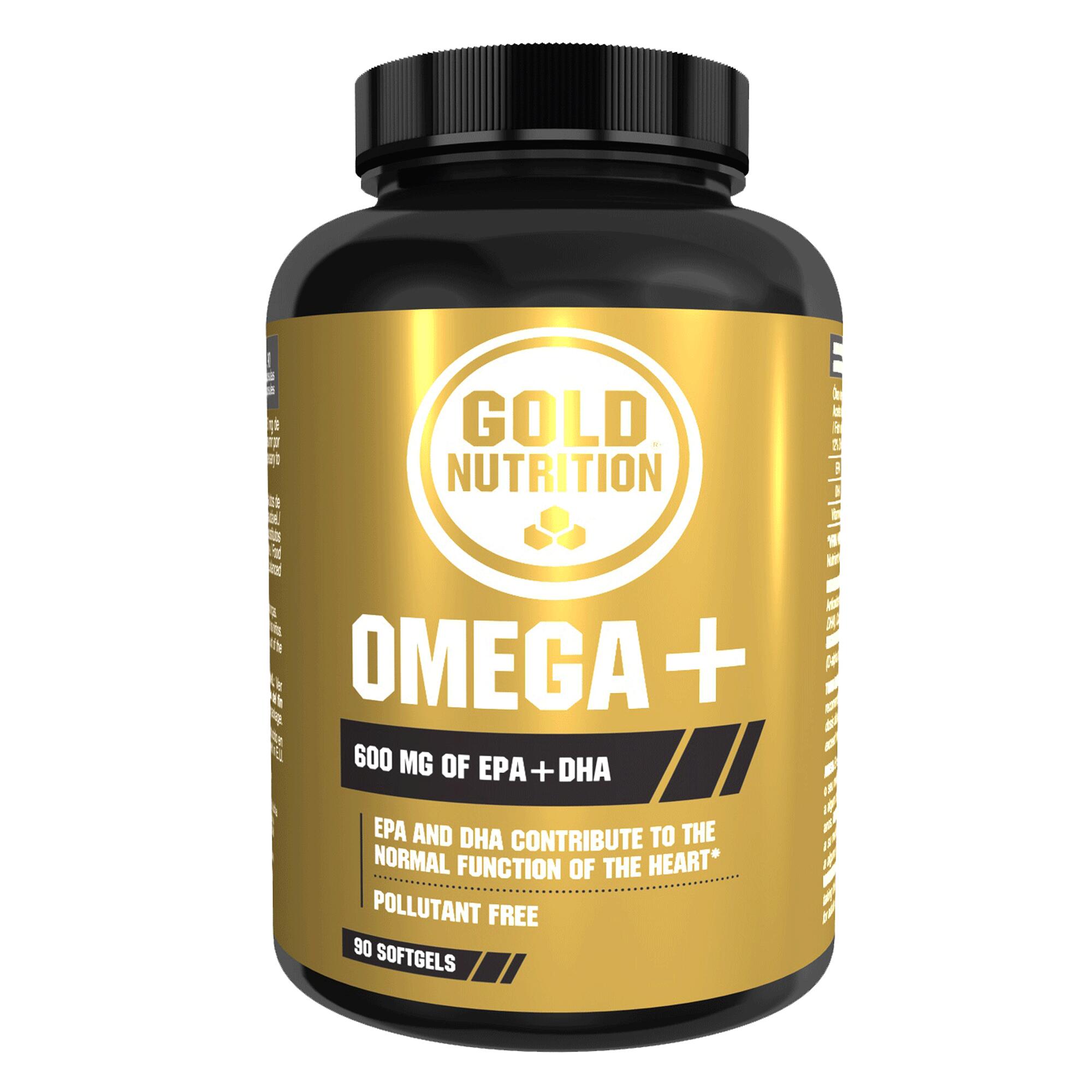 Gold nutrition omega + 90 cápsulas