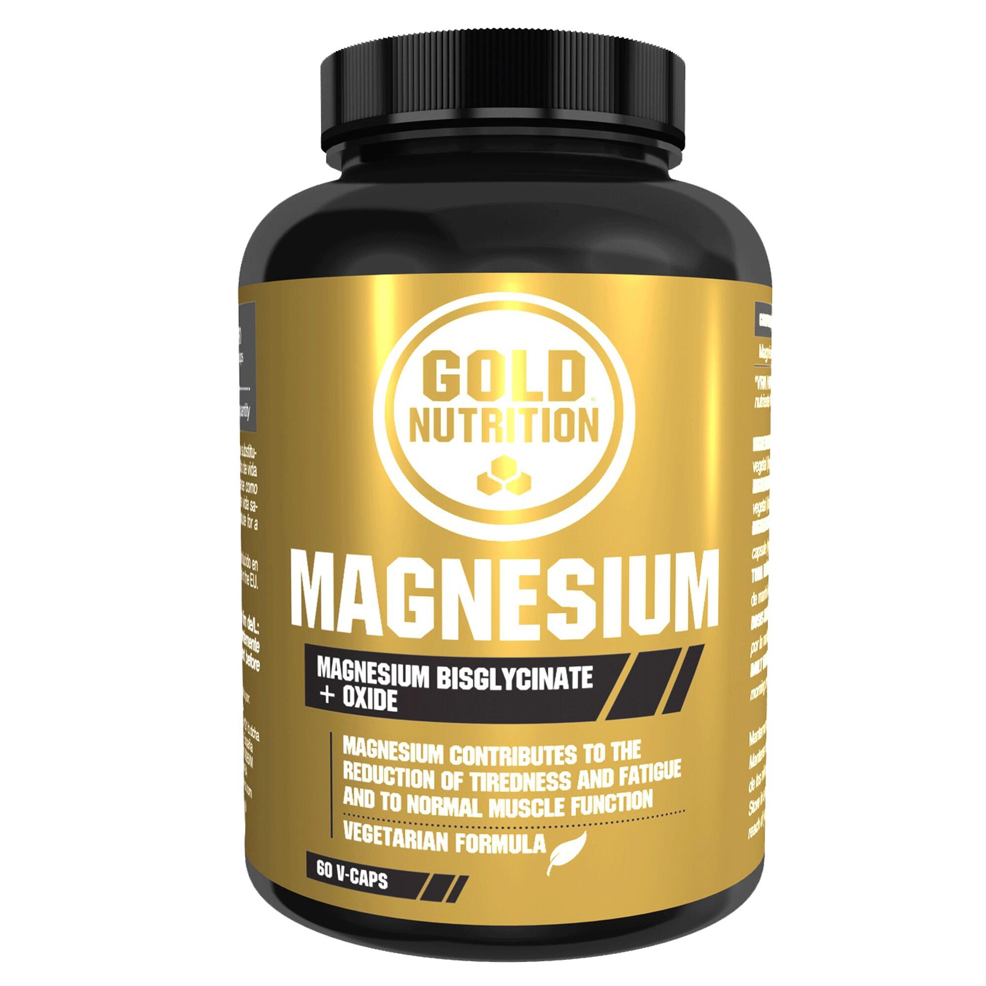 GOLD NUTRITION Gold Nutrition Magnesium 600 mg - 60 cápsulas