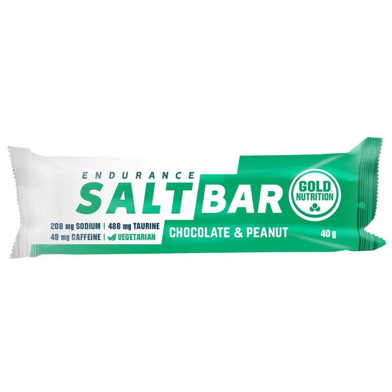 Gold Nutrition Endurance Salt Bar Chocolate - Amendoin