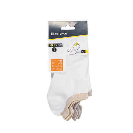 Low Sports Socks RS 160 Tri-Pack - Glossy White