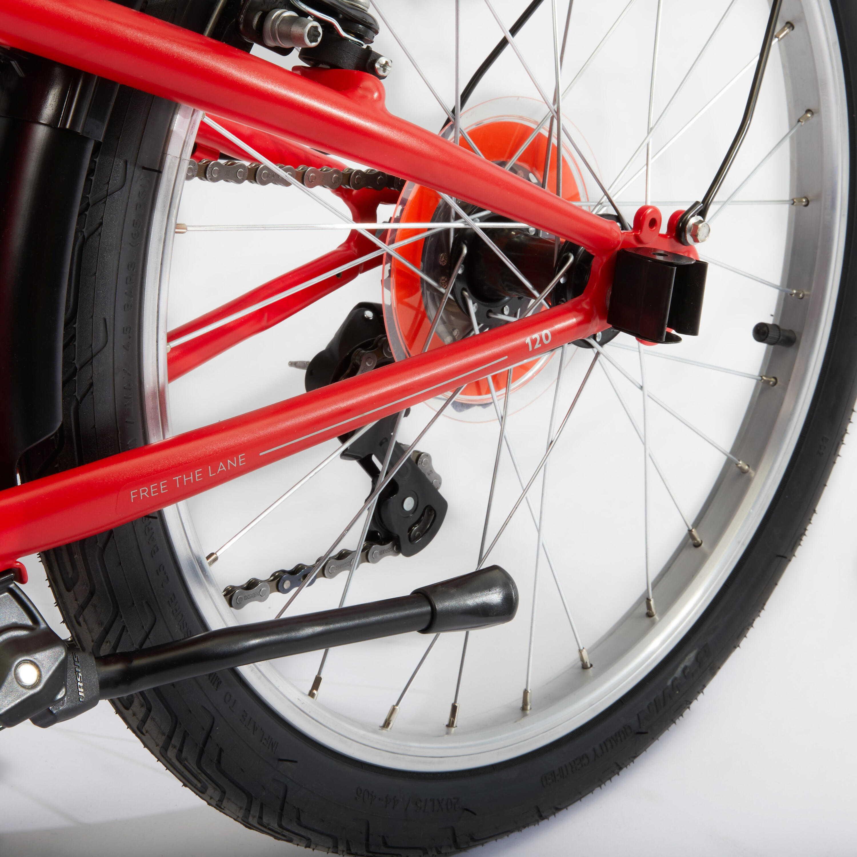 Bicicleta plegable 20 pulgadas 6V Tilt 120 rojo 18/19