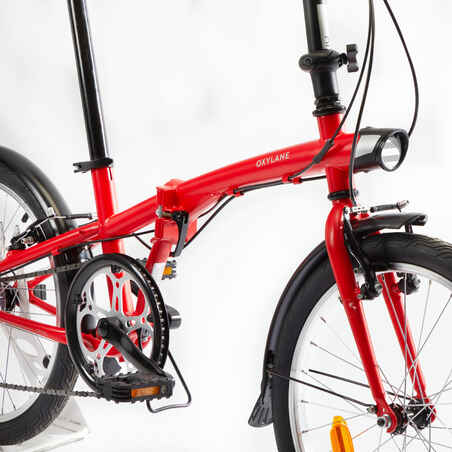 Tilt 120 folding bike - red