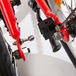 Bici pieghevole OXYLANE 120 rossa OXYLANE | DECATHLON