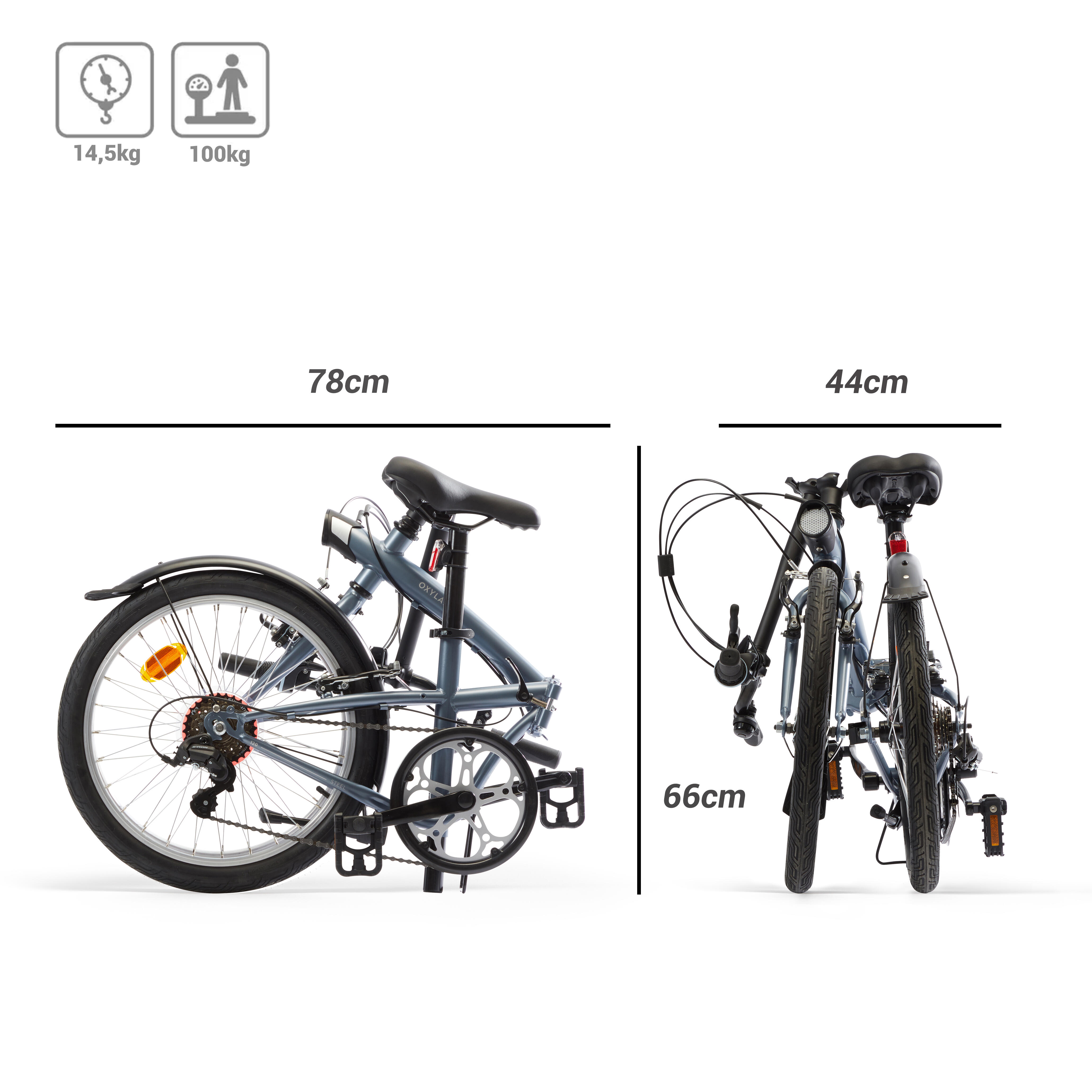 Folding Bike - Fold 120 - BTWIN