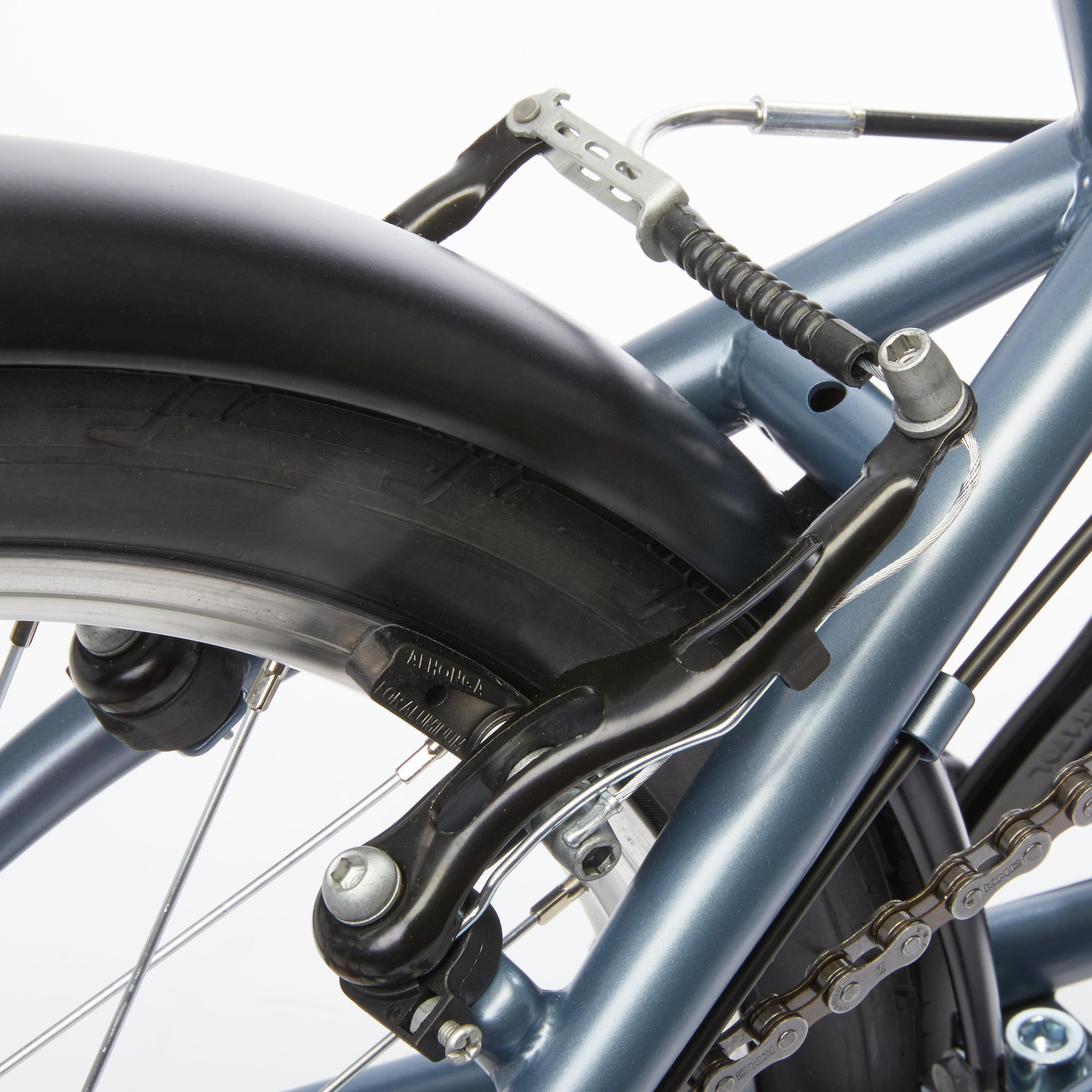 BTWIN Vouwfiets Fold 120 grijs Decathlon
