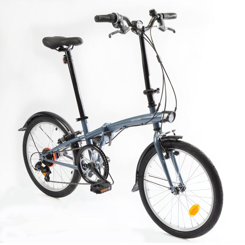 móvil Se asemeja Máquina de recepción Bicicleta plegable aluminio 20 pulgadas 1 velocidad Tilt 100 negro |  Decathlon
