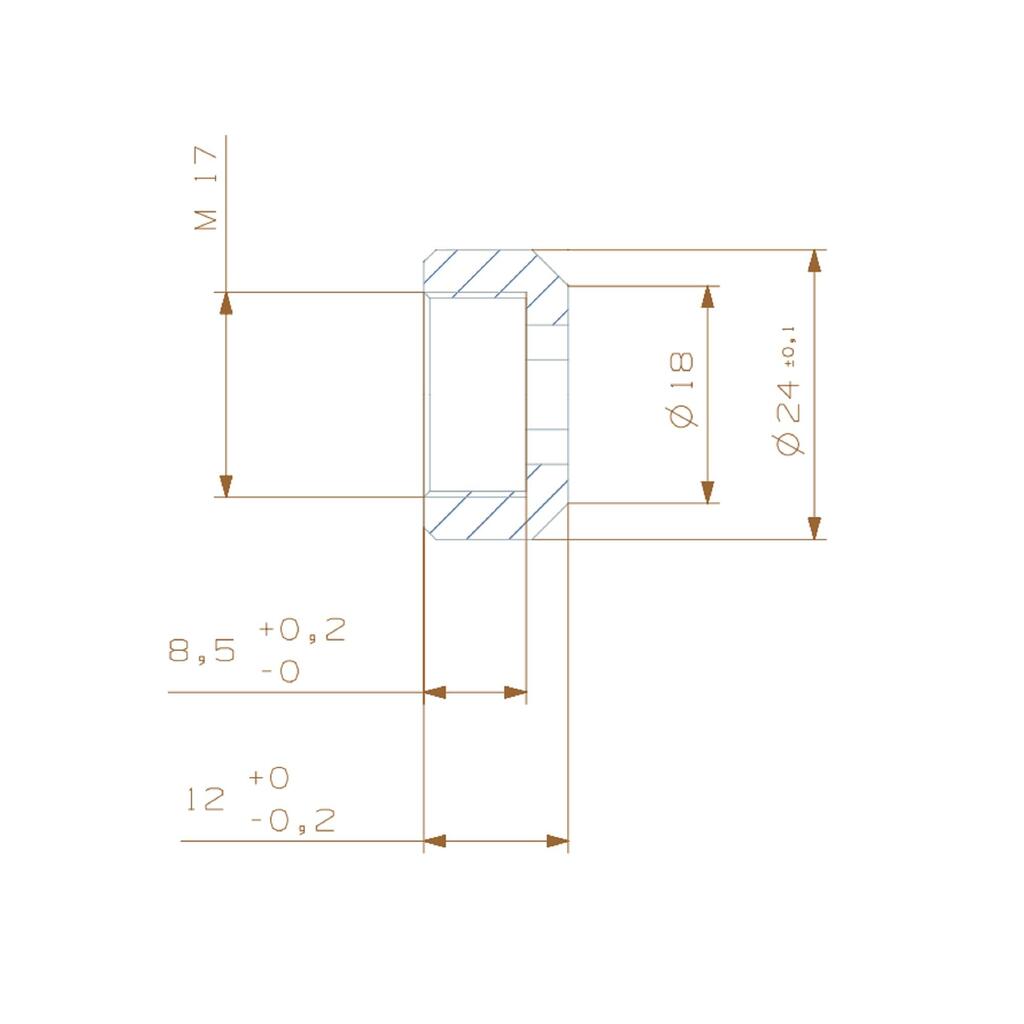 Adapter Nut for the Follow Me Kit