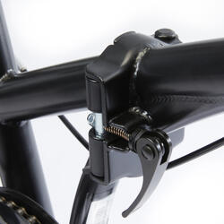 Bici pieghevole OXYLANE 100 nera OXYLANE | DECATHLON