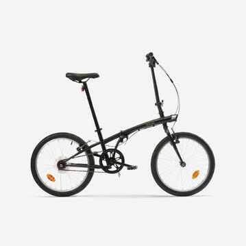 Bicicletă pliabilă 100 negru