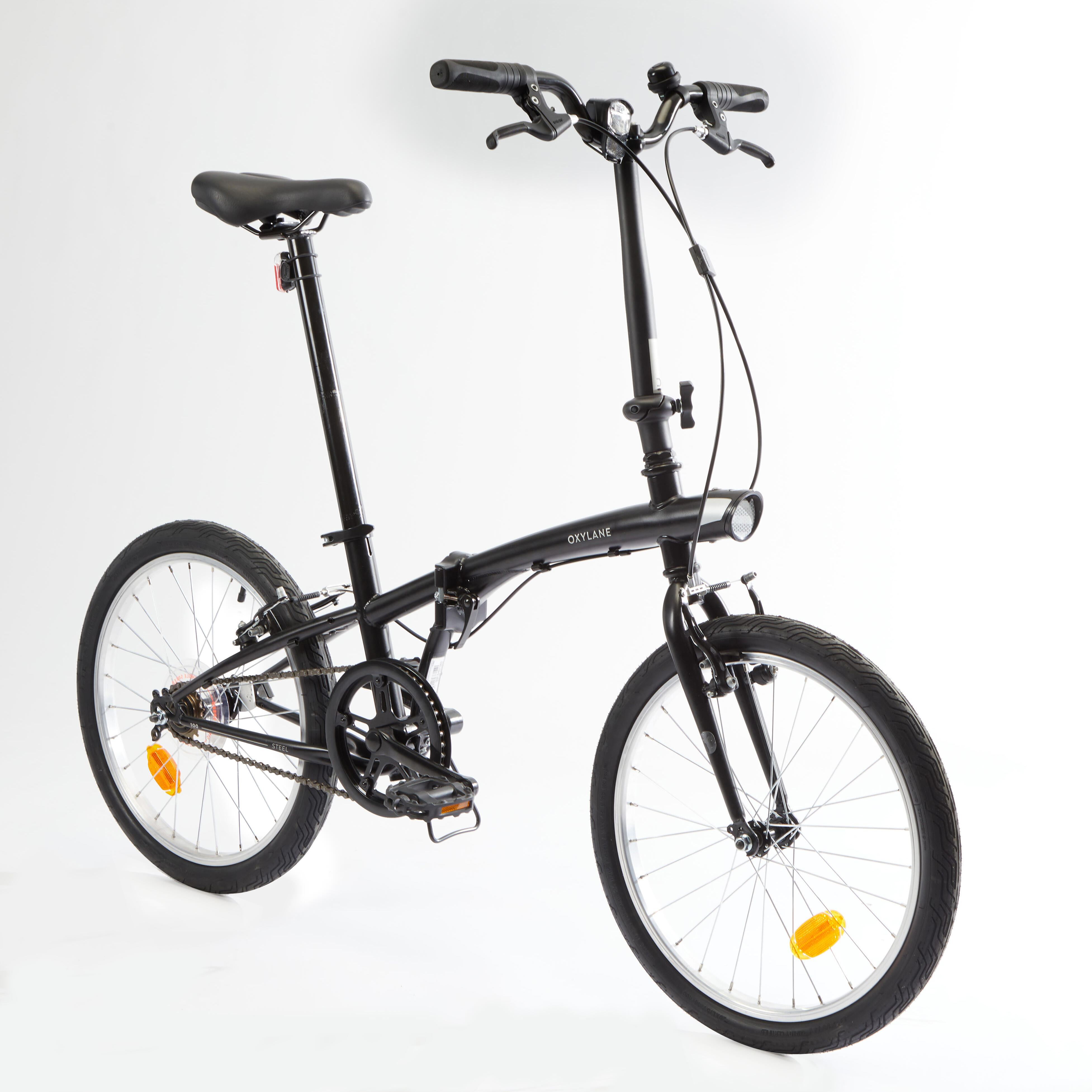 Bici pieghevole OXYLANE 100 nera OXYLANE | DECATHLON
