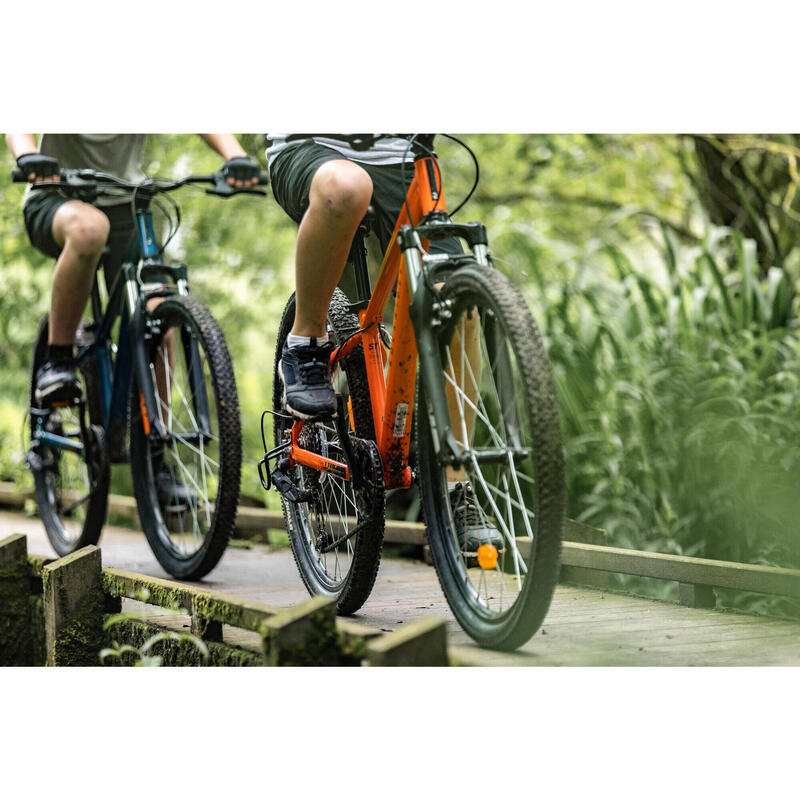 Bicicletă MTB Rockrider ST500 26" Portocaliu Copii 9-12 ani