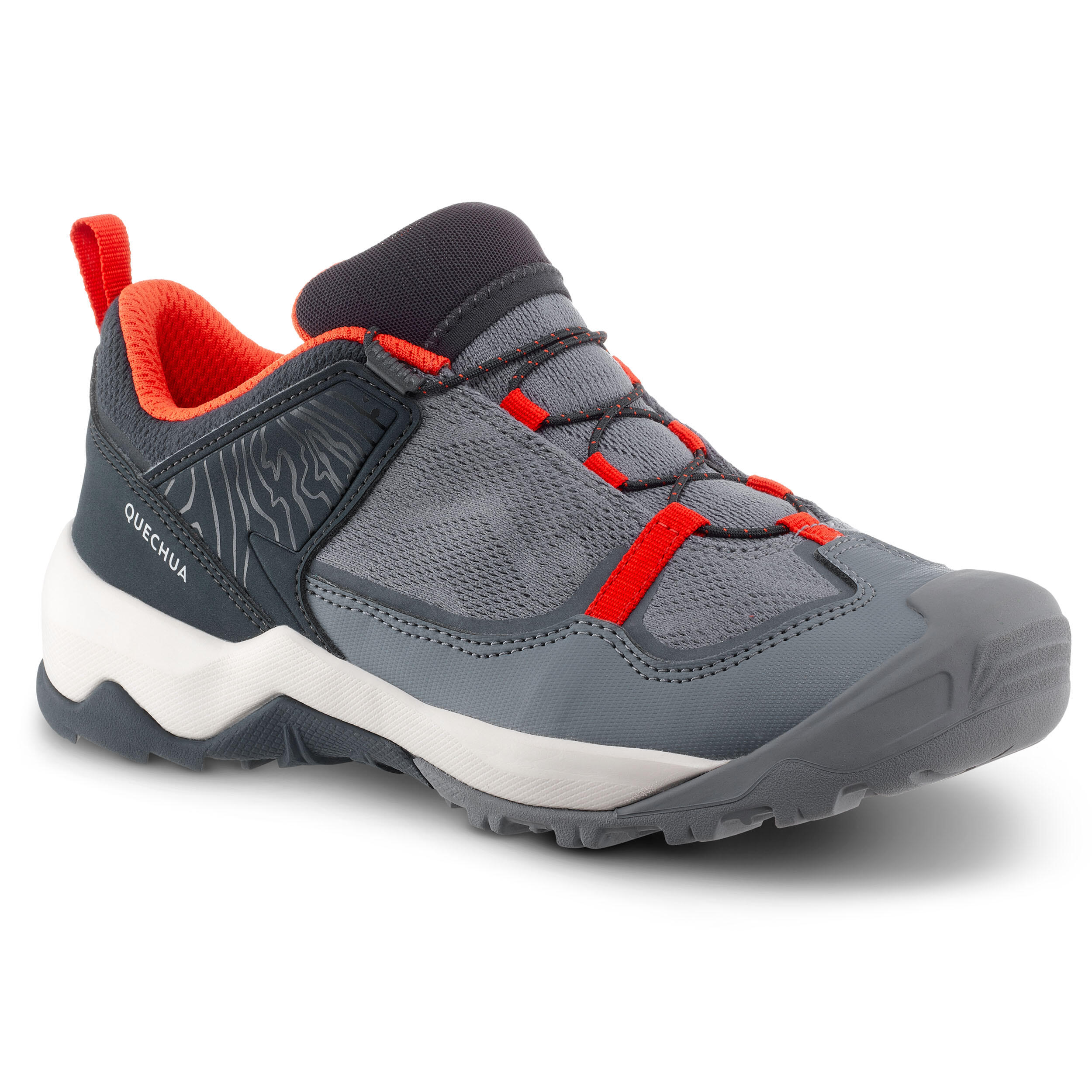 Scarpe trekking bambino CROSSROCK grigie | dal 35 al 38 QUECHUA | DECATHLON