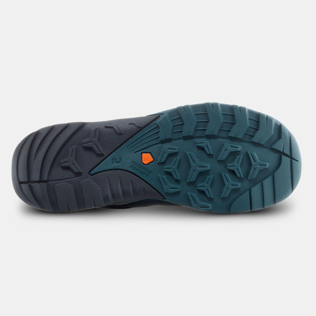 Chaussures de randonnée enfant à laçage rapide bordeaux - 35 à 38