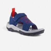Kids’ Hiking Sandals MH120  - Jr size 10 TO Adult size 6 - Dark Blue