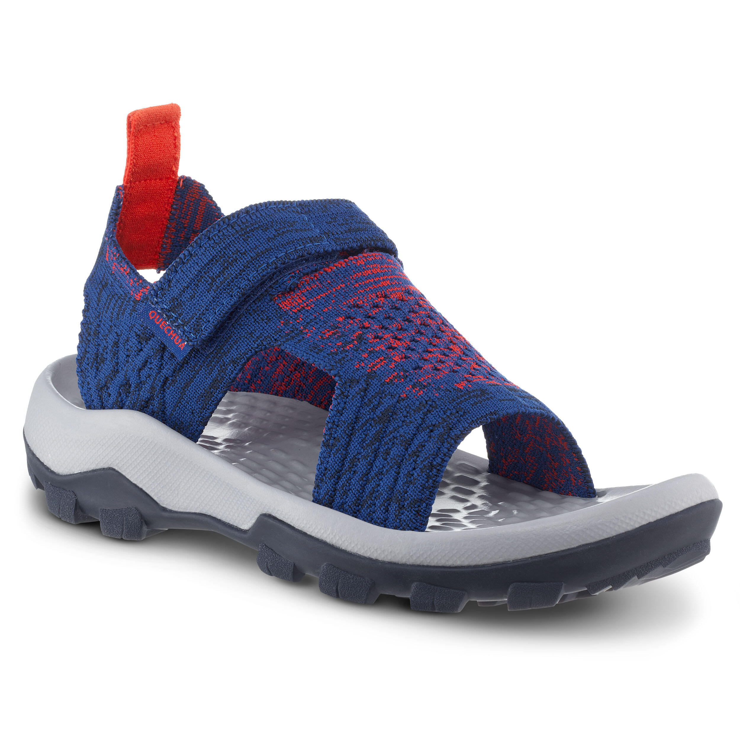 QUECHUA Kids’ Hiking Sandals MH120  - Jr size 10 TO Adult size 6 - Dark Blue
