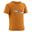 T-shirt de randonnée - MH100 KID marron phosphorescent - enfant 2-6 ANS