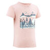 Kids' Hiking T-shirt MH100 2-6 Years - light pink