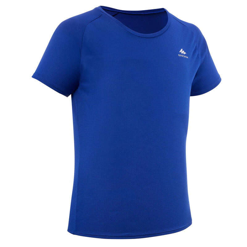 T-shirt de caminhada - MH500 azul-escuro - Criança 7-15 anos