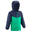 Gyerek kabát túrázáshoz MH150, vízhatlan, 2-6 éveseknek, zöld