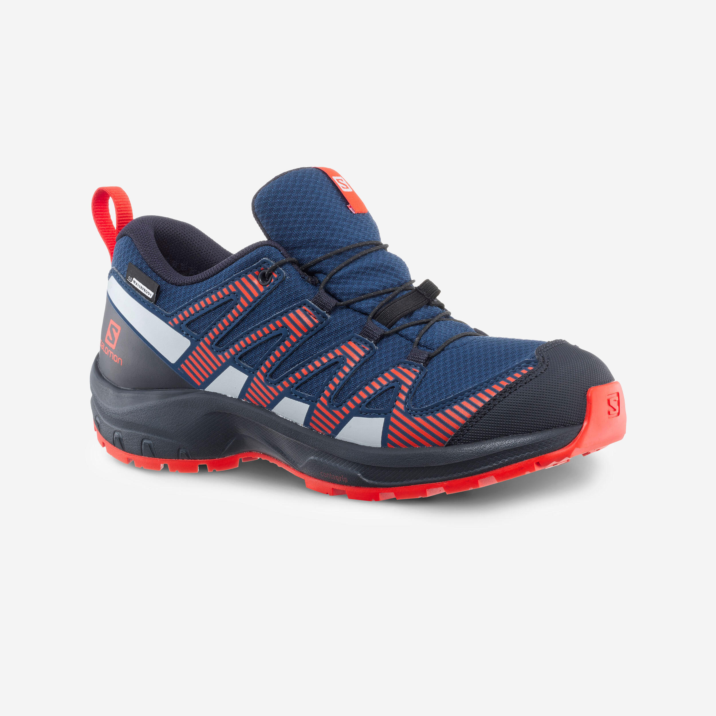 Comprar Zapatos De Senderismo Salomon Precios España - Xa Pro 3d K Niños  Azules