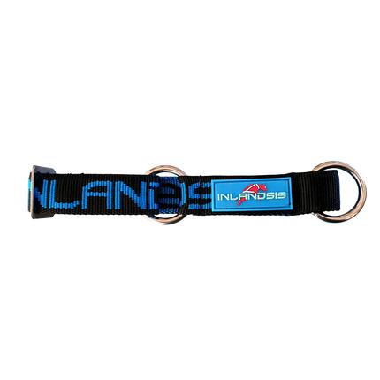Collier pour chien Névé noir/bleu