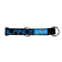 Collier pour chien Névé noir/bleu